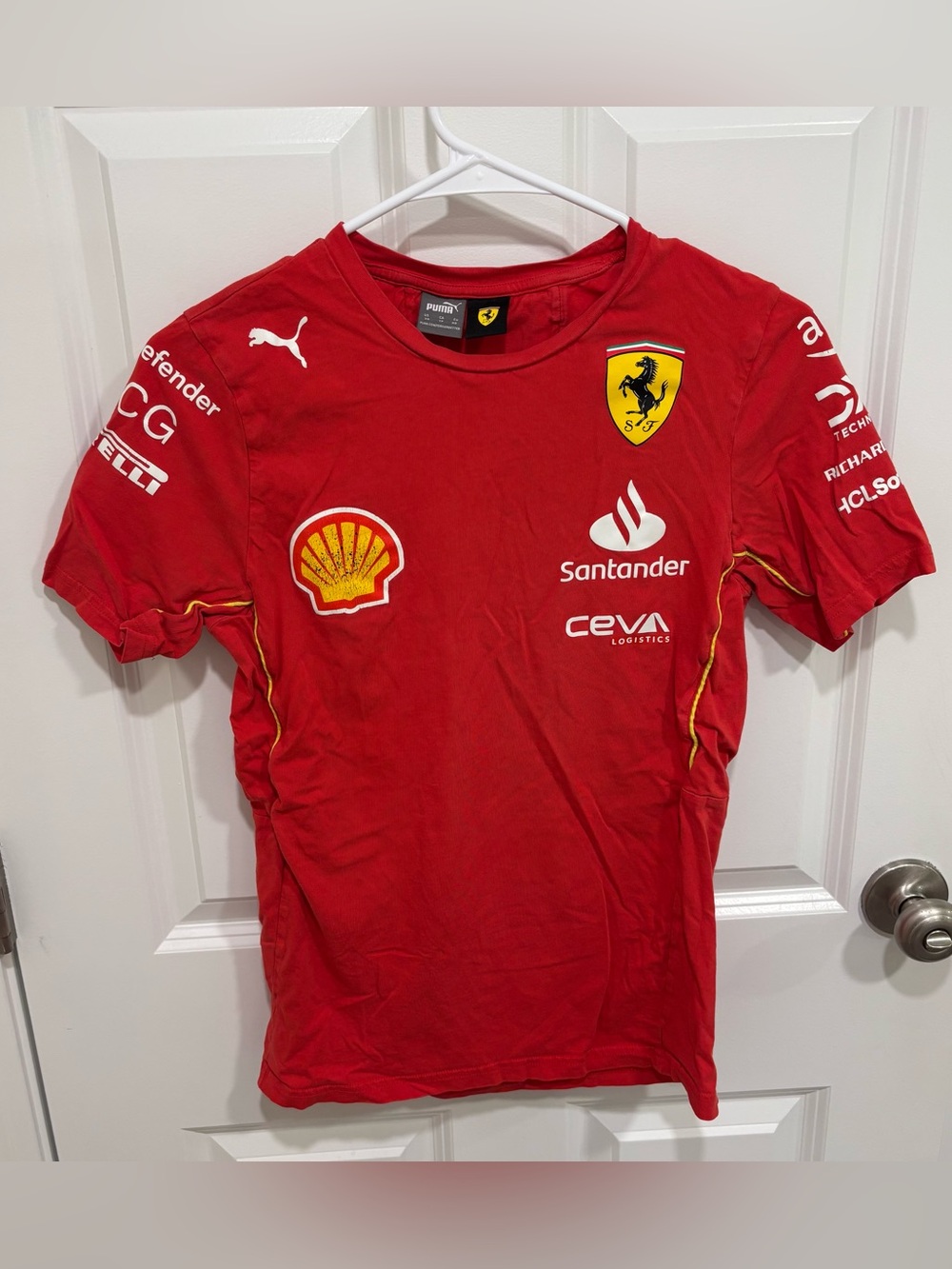 Puma Ferrari F1 Formula One Red T-Shirt Women’s U.S. XS